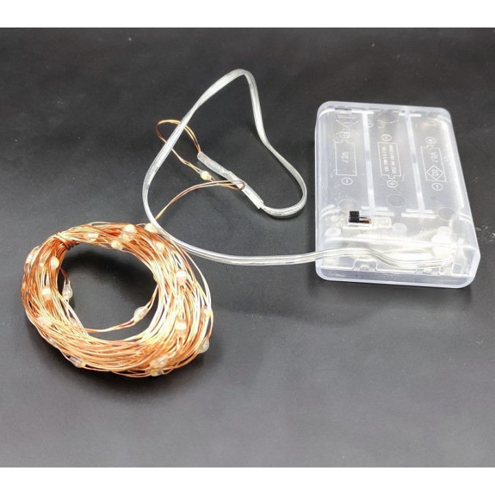 LED string lights, battery powered, 3x AA