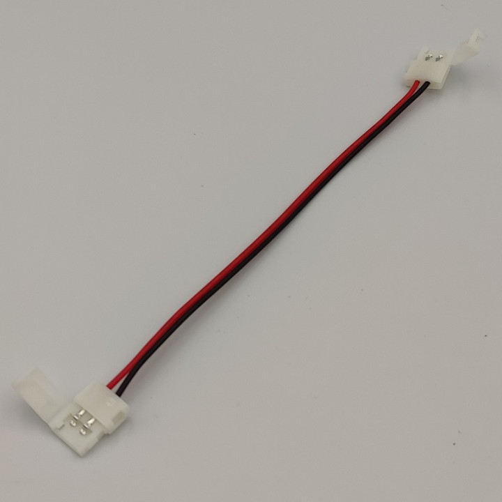 Verbinder 2-Pin für Einfarbige LED-Streifen 8 mm IP20 lötfrei