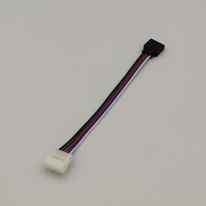 5-pin connector for RGBW LED strips, 12 mm, IP20, solder-free