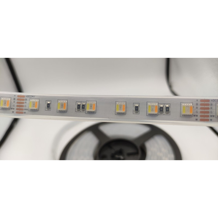 RGB+CCT 5-in-1 24 V 12 mm 60 LEDs/m 5 m IP67