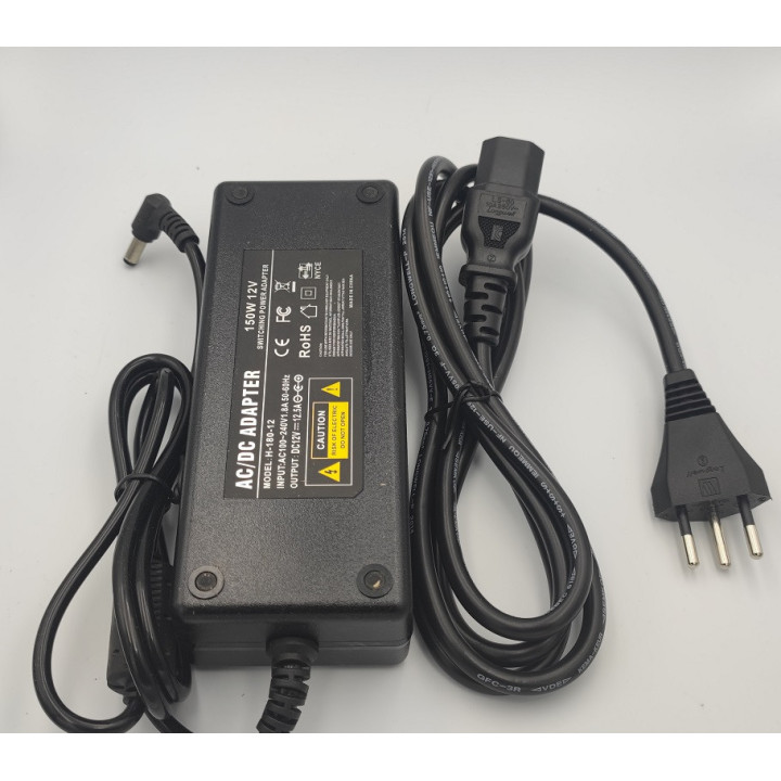 Netzteil 12 V 12.5A 150W mit Kabel und Stecker
