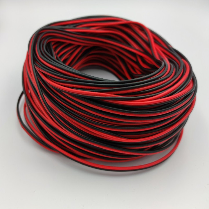 2-core cable for single-colour LED strips