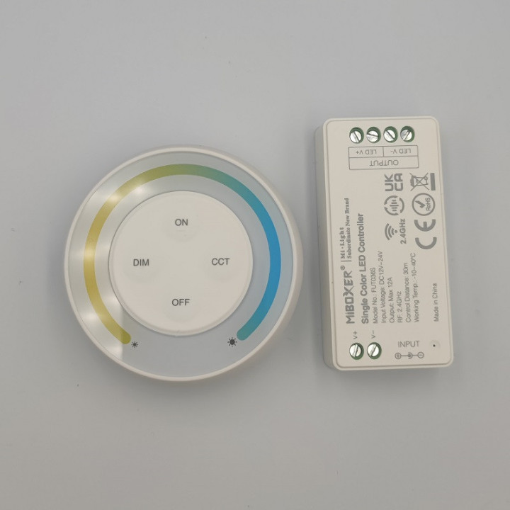 MiBoxer Single White LED-Controller Set inkl. Fernbedienung FUT036SA
