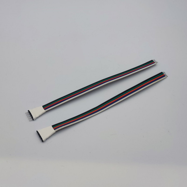 Stecker-Set  5-Pin für RGBW-LED-Streifen