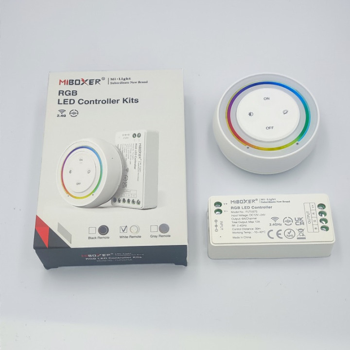 MiBoxer RGB LED controller set incl. remote control FUT037SA