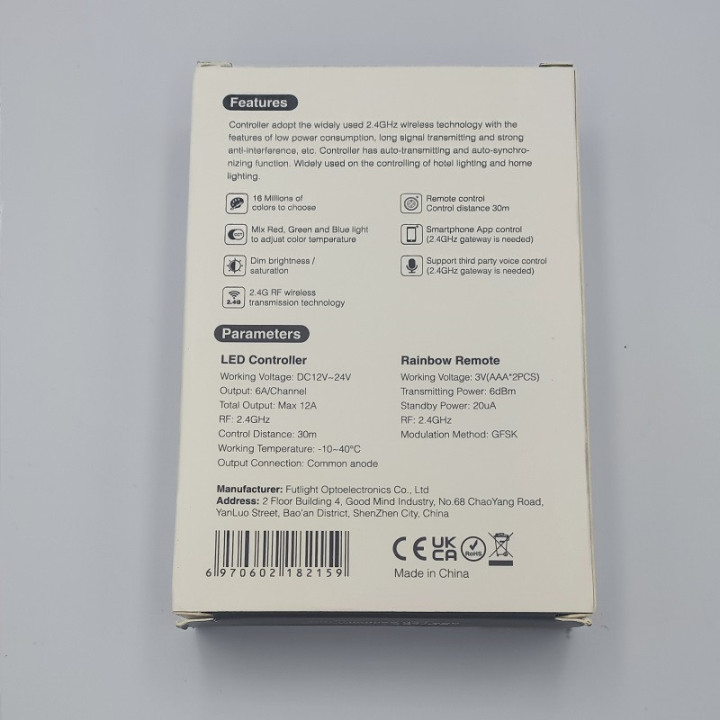 MiBoxer RGB LED-Controller Set inkl. Fernbedienung FUT037SA