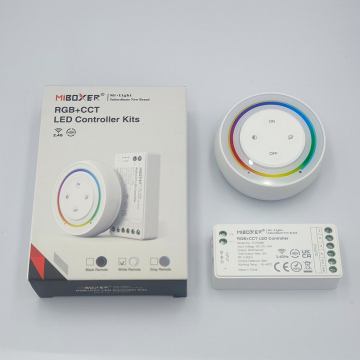 MiBoxer RGB+CCT LED controller set incl. remote control FUT039SA