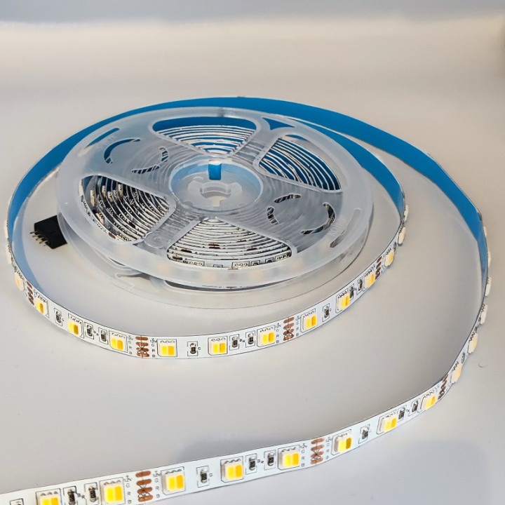 Dual warm und kaltweiss 2in1 60LED/m 12 V 10 mm 5 m nicht wasserdicht 5050