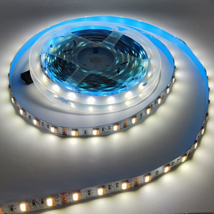 Dual warm und kaltweiss 2in1 60LED/m 12 V 10 mm 5 m nicht wasserdicht 5050