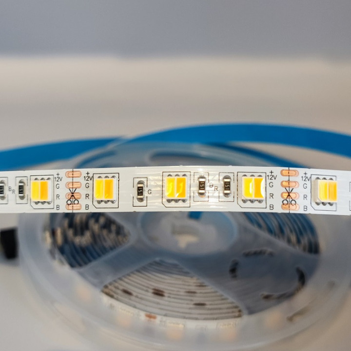 Dual warm und kaltweiss 2in1 60LED/m 12 V 10 mm 5 m nicht wasserdicht 5050