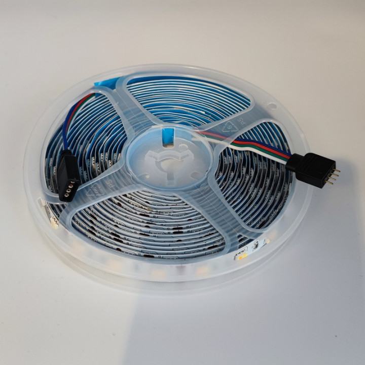 Dual warm und kaltweiss 2in1 60LED/m 12 V 10 mm 5 m nicht wasserdicht 5050