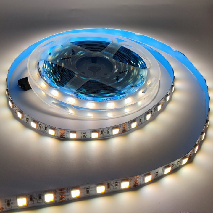 Dual warm und kaltweiss 2in1 60LED/m 12 V 10 mm 5 m nicht wasserdicht 5050