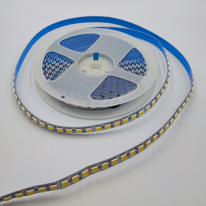 Dual warm und kaltweiss 2in1 120LED/m 24 V 10 mm 5 m nicht wasserdicht 5050