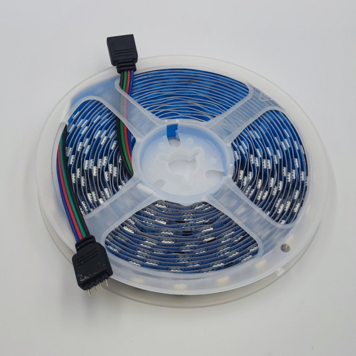 Dual warm und kaltweiss 2in1 60LED/m 24 V 10 mm 5 m nicht wasserdicht 5050