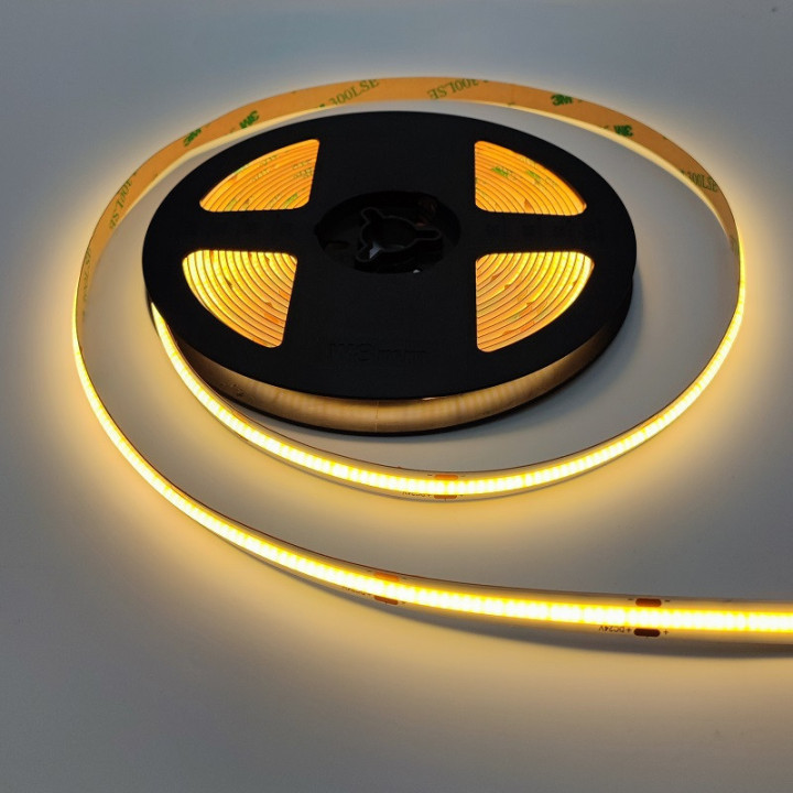 COB white LED strip 24 V 8 mm 5 m non-waterproof