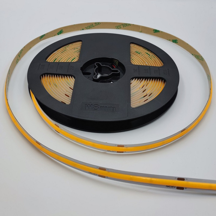 LED-Streifen COB Weiss 24 V 8 mm 5 m nicht wasserdicht