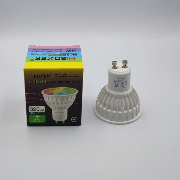MiBoxer GU10 4 W RGB+CCT LED 230 V spotlight