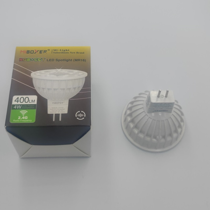 MiBoxer GU5.3 4W RGB+CCT LED 12 V Spot (400Lm)