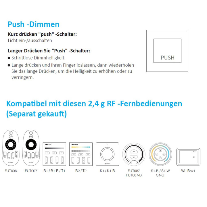 MiBoxer 2-in-1 controller PZ2