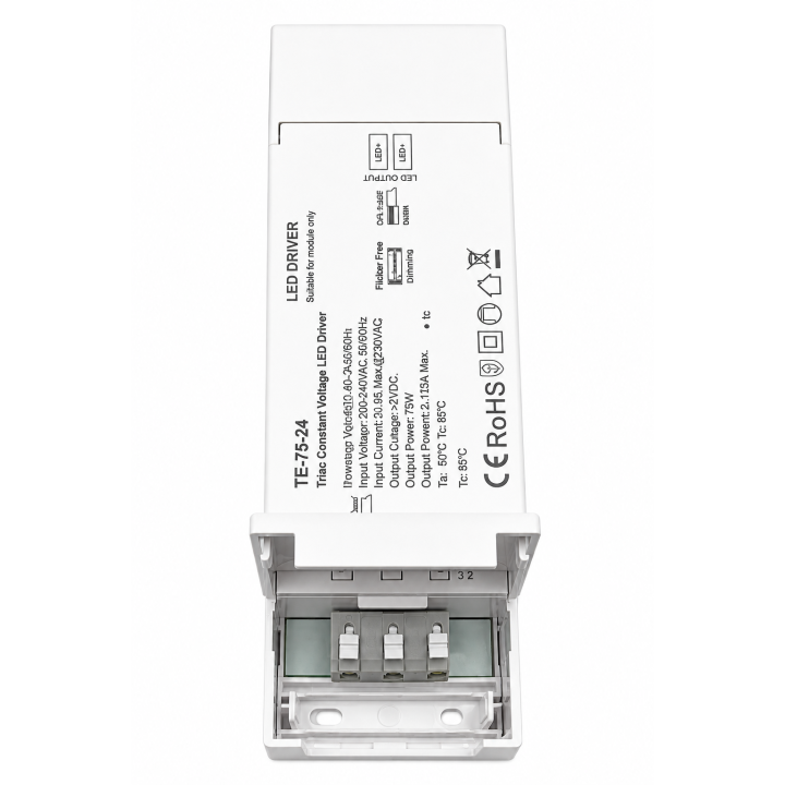 Triac dimmbarer LED-Treiber TE-75-24 24V 75W