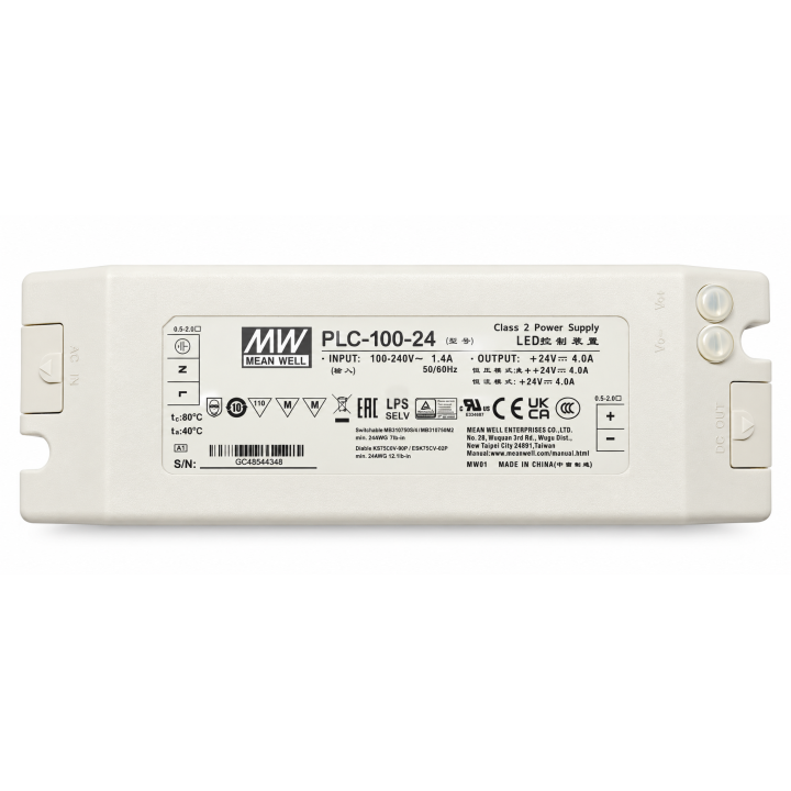 Mean Well PLC-100-24 LED-Netzteil 24V 4A 96W