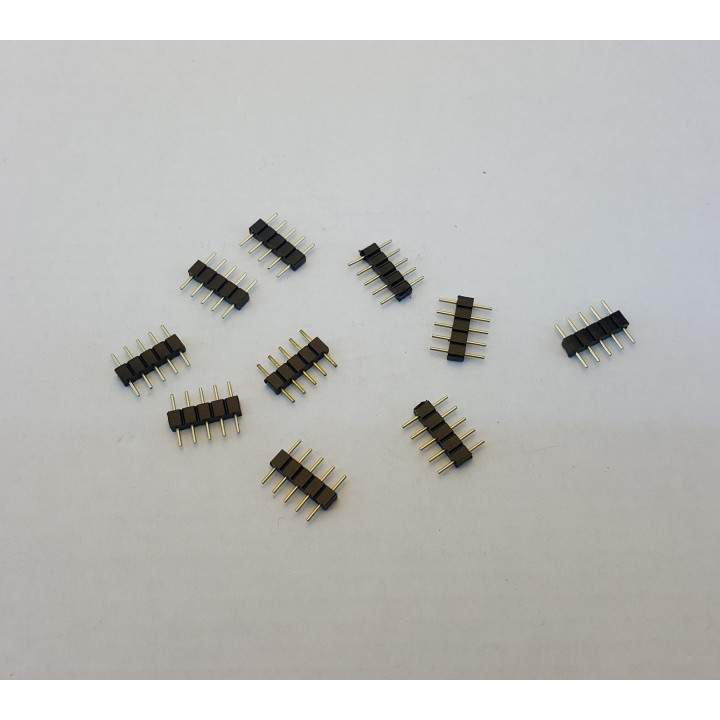 Stecker 5-Pin für RGBW 10 Stk.