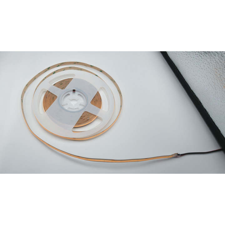 COB LED strip on reel, switched off