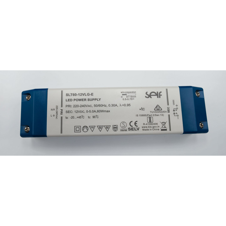SELF SLT60-12VLG-E LED Power Supply 12 V 60 W