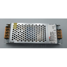 SANPU CL150-W1V24 150-W-LED-Netzteil, Typenschild und Anschlüsse