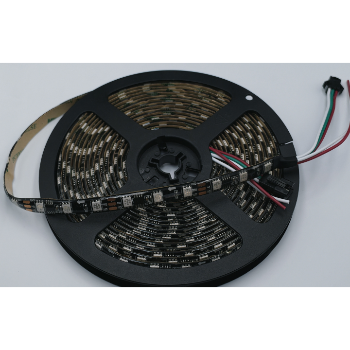 WS2811 RGB LED strip – reel and connecting wires