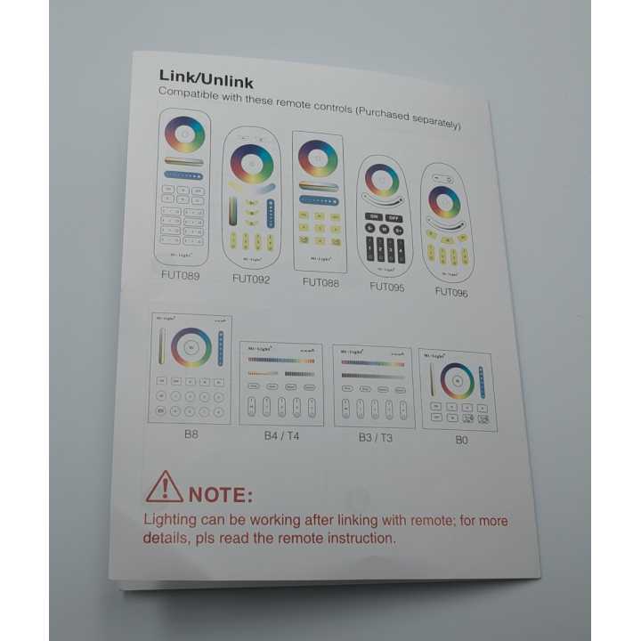 MiBoxer FUT065 – Informationen zur Fernbedienung