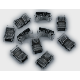 Solderless RGB strip-to-wire connectors 10 mm 4-pin – 10 pieces