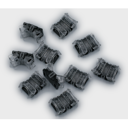 RGB strip-to-strip connectors for IP65 strips – set of 10