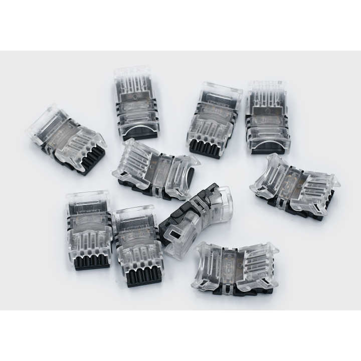 RGB-Streifen-zu-Kabel-Verbinder für IP65-Streifen – 10er-Set