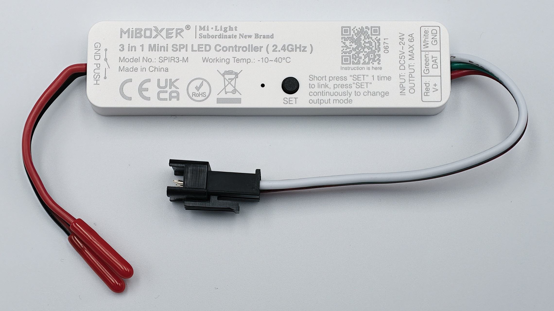 MiBoxer SPIR3-M – Controller mit Anschlusskabeln
