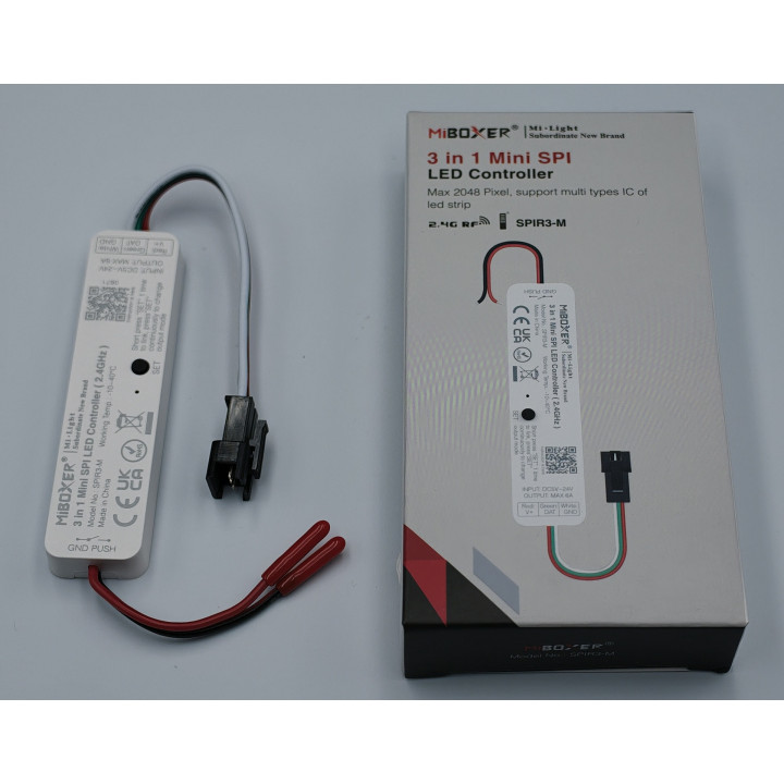 MiBoxer SPIR3-M – Controller und Verpackung