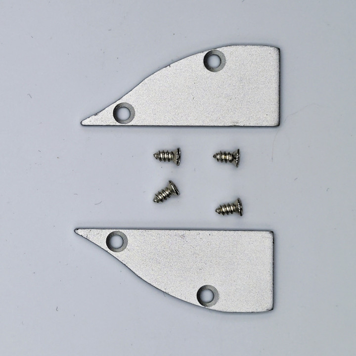 EWI-AL062 accessories: 2 end caps and 4 screws