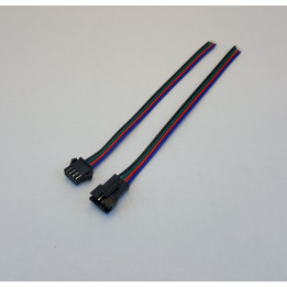 Stecker-Set  4-Pin für RGB-LED-Streifen