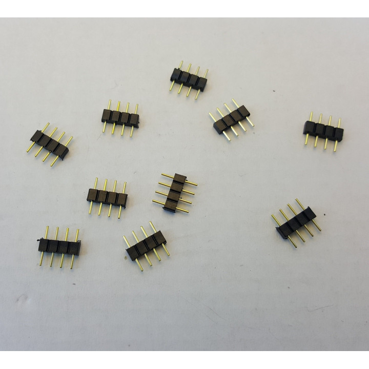 4-pin plug for RGB, pack of 10