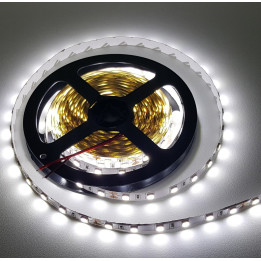 Cool white LED strip 13 W/m 24 V 10 mm 5050