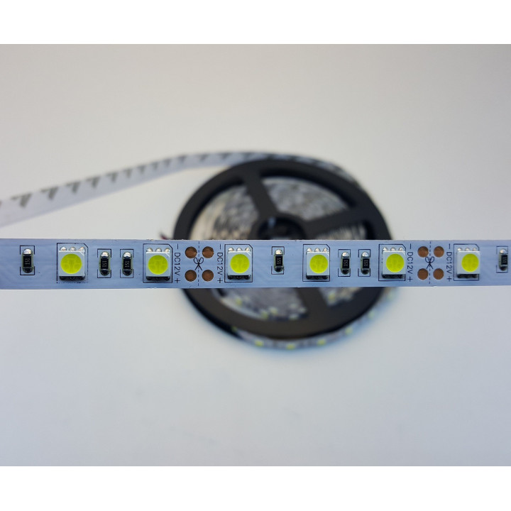 LED-Streifen Weiss 11W/m 12 V 10 mm 5050