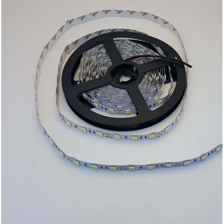 White LED strip 11 W/m 12 V 10 mm 5050