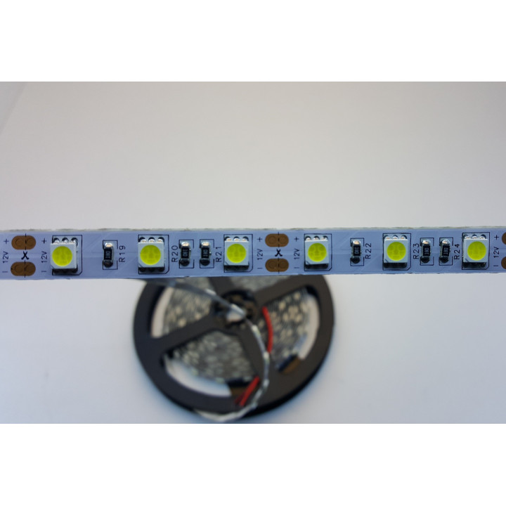 White LED strip 11 W/m 12 V 10 mm 5050