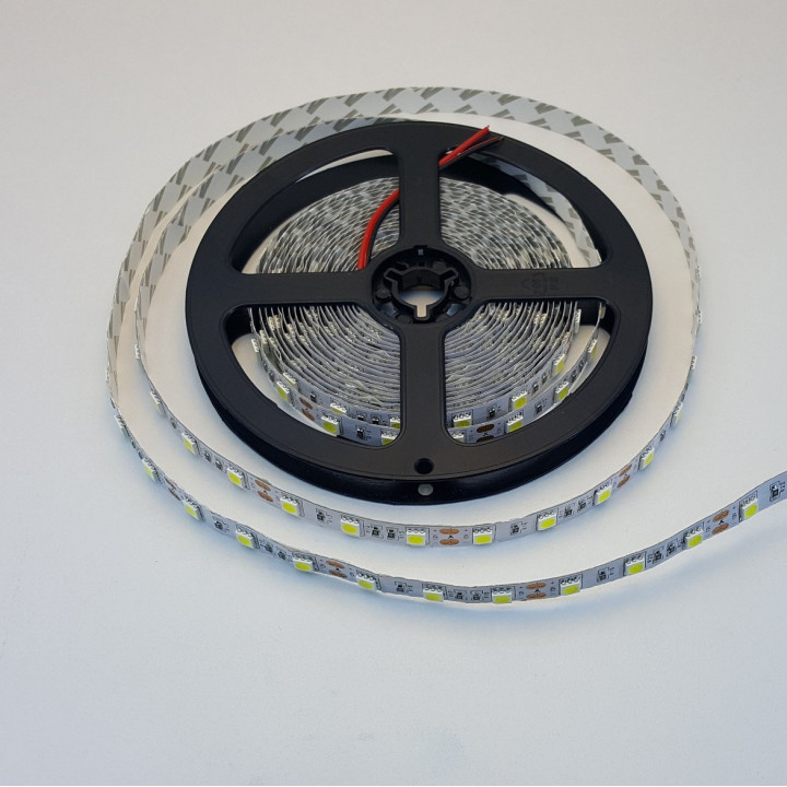 White LED strip 11 W/m 12 V 10 mm 5050