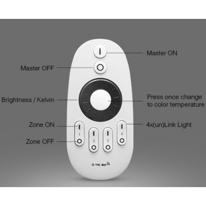 Mi-Light cool/warm white remote control FUT006