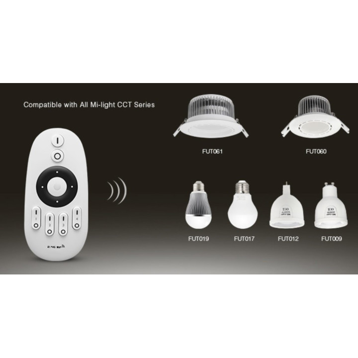Mi-Light cool/warm white remote control FUT007