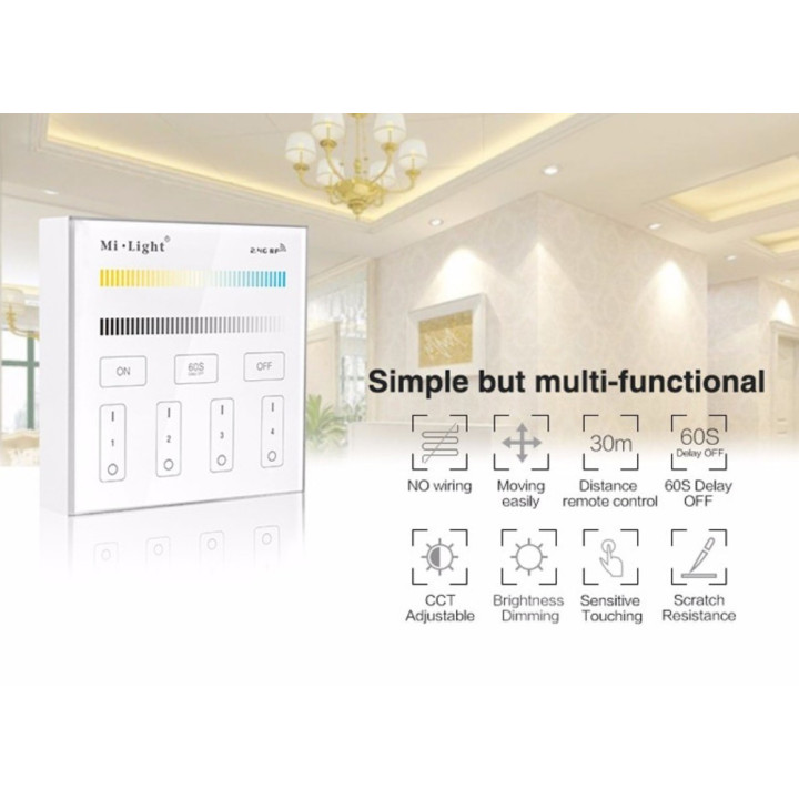 Mi-Light CCT wall-mounted remote control, battery B2