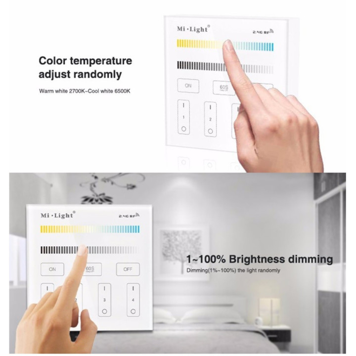 Mi-Light CCT wall-mounted remote control, battery B2