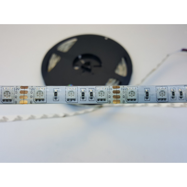 Waterproof 5 m RGB LED strip set with wireless remote control
