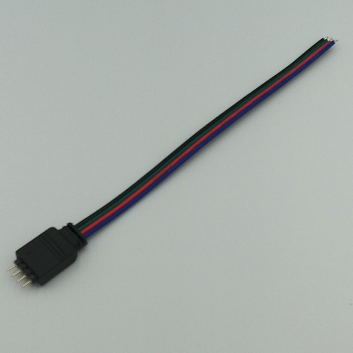 4-pin connection cable for RGB, male